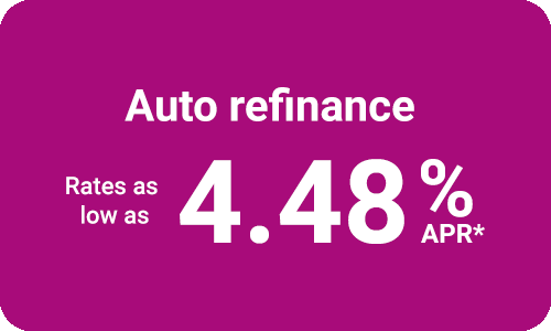 auto refinance rates as low as 5.09% APR*