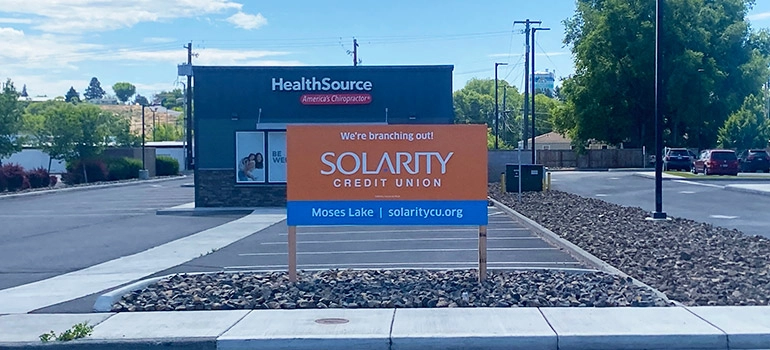 Future location for Solarity Credit Union Moses Lake branch