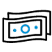 blue money icon