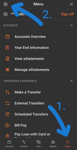settings-screenshot Settings icon inside Solarity mobile app